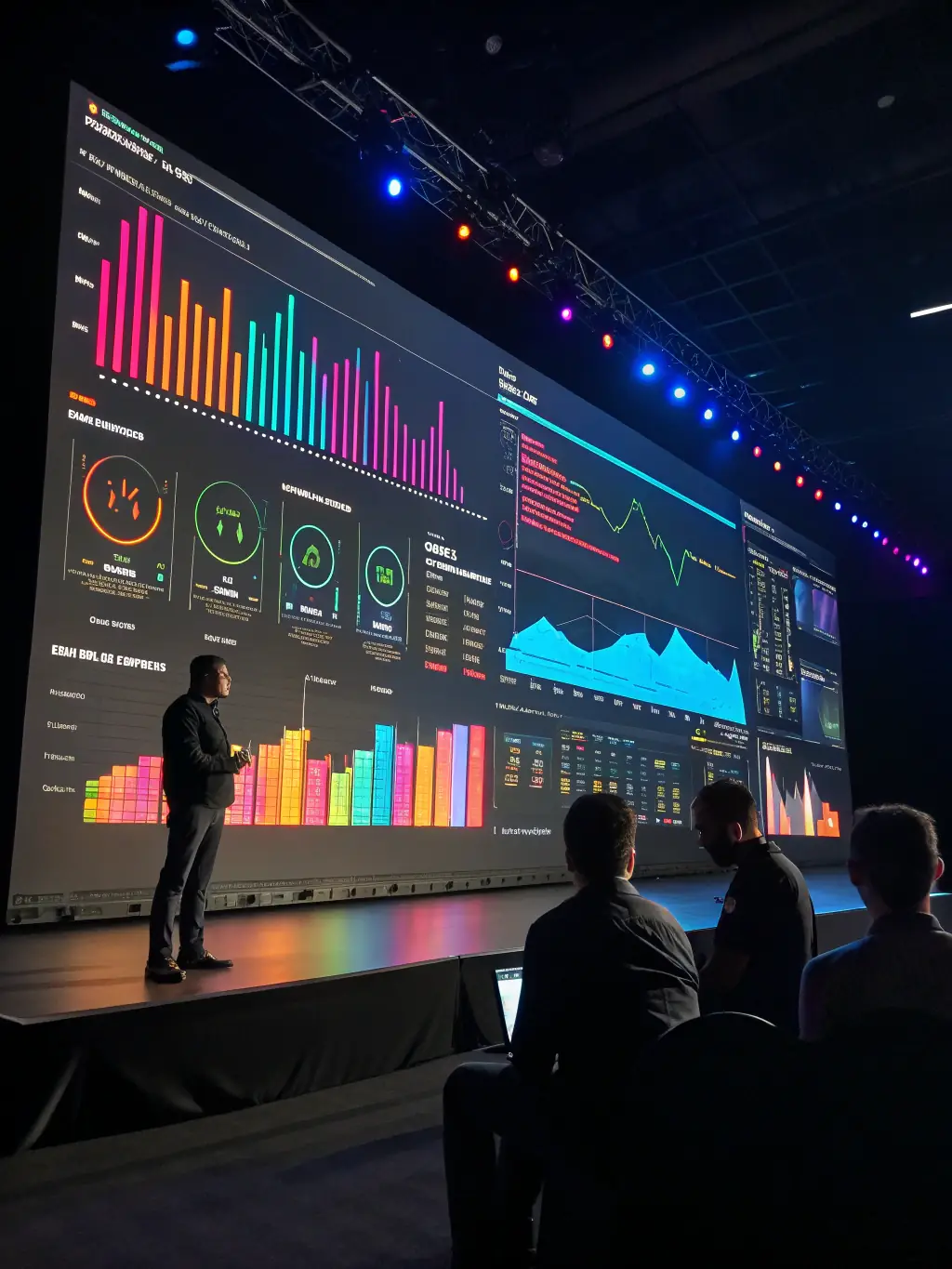 An infographic design presenting complex data in a clear and visually appealing manner, demonstrating the power of visual communication.